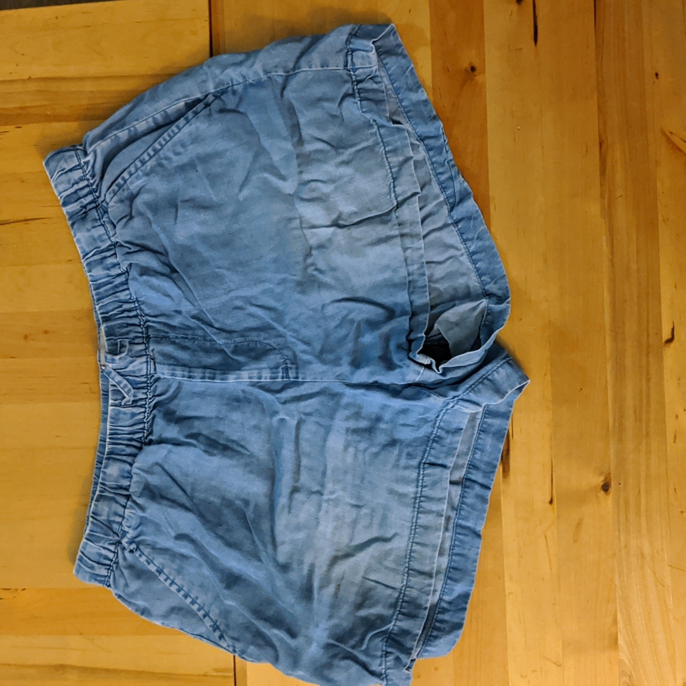 Faux Jean Shorts